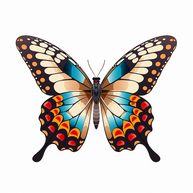 borboleta castanha escura sasakia charonda borboleta colorida fundo borboleta papel de parede