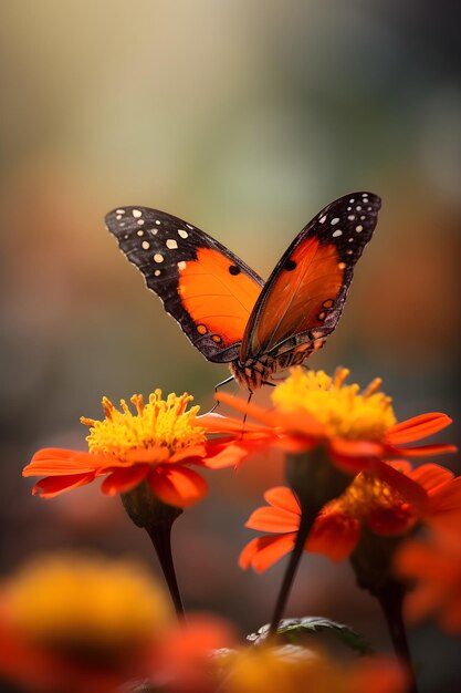 Foto borboleta em flor