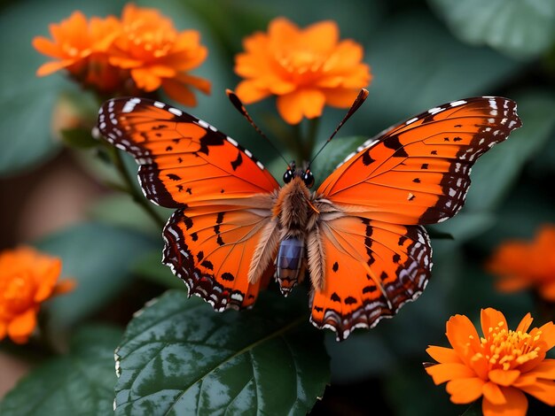 borboleta em flor