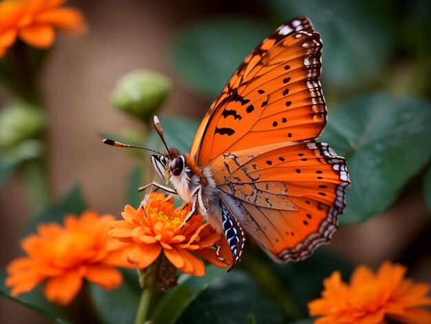 borboleta em flor