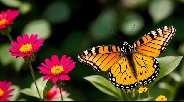 borboleta em uma flor