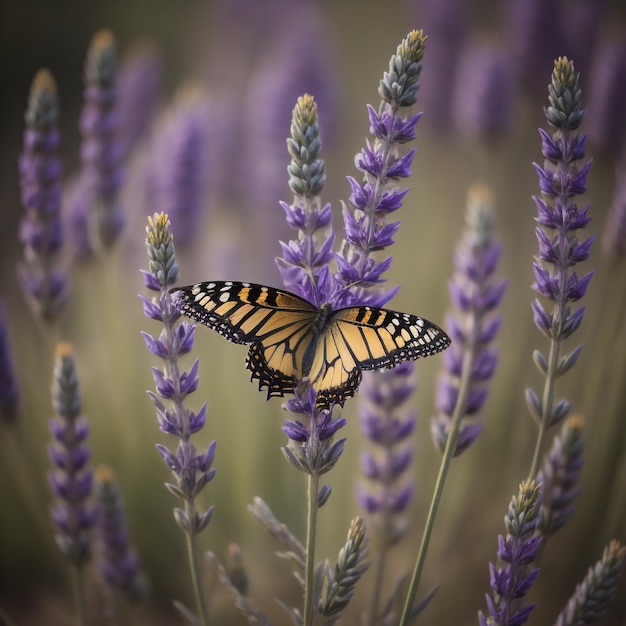 borboleta na flor