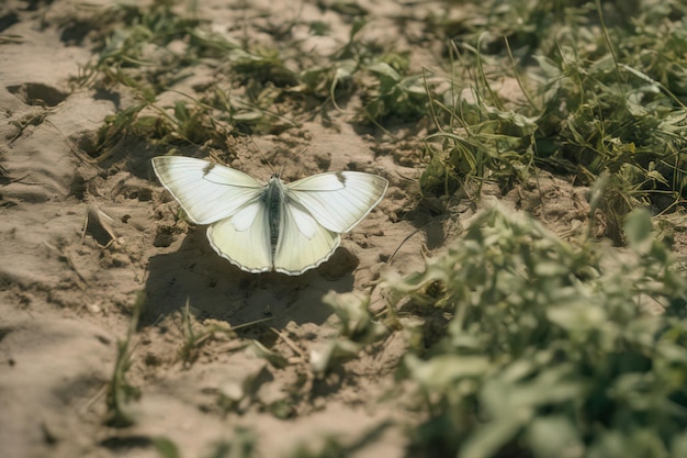 borboleta na praia