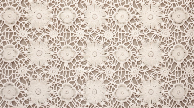 Bordados conceptuales Un primer plano de papel tapiz de encaje blanco