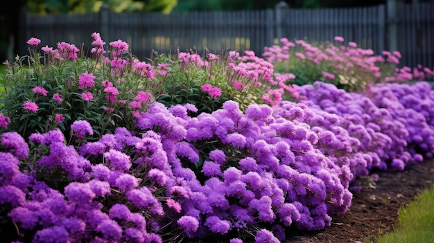 El borde de la flor púrpura violeta