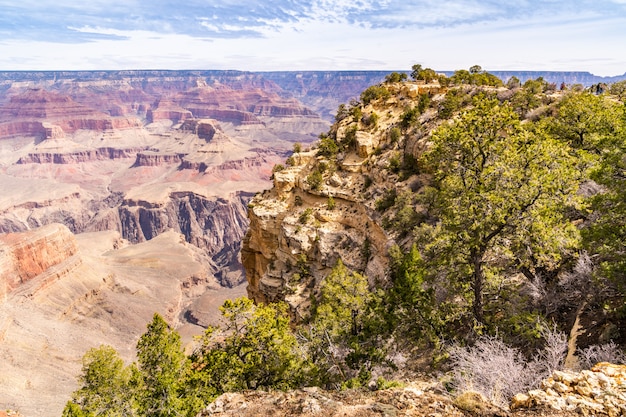 Borde sur del gran cañón