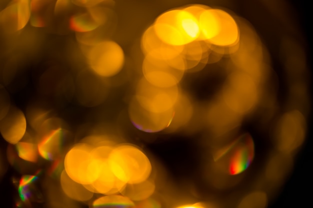 Borrão de fundo dourado luxo bokeh