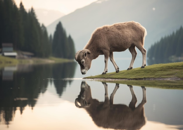 El borrego cimarrón es una especie de oveja