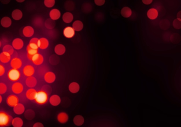 borrón rojo multicolor telón de fondo y círculo de fondo y efecto de luces de Navidad borrón círculo abstracto