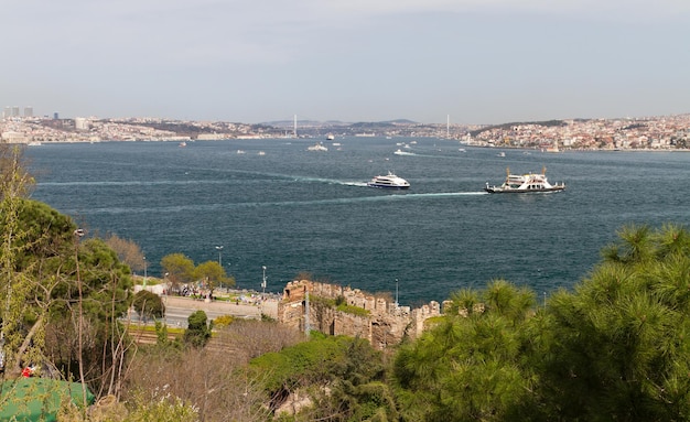 Bosporus-Meerenge-Istanbul-Türkei