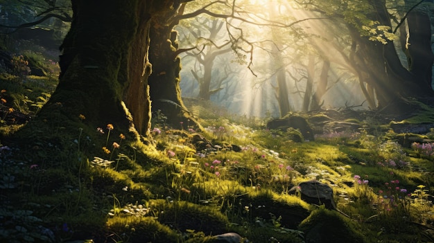 Bosque Antiguo Una Belleza Serena y Misteriosa