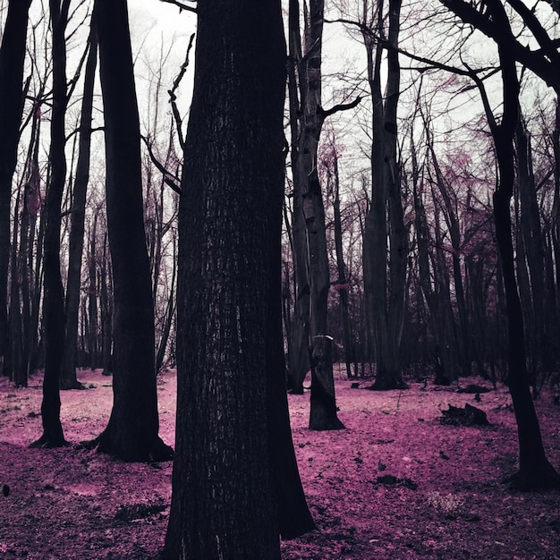 Foto el bosque aterrador