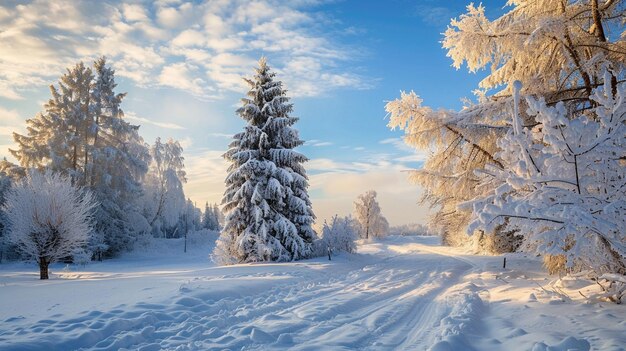 El bosque en invierno