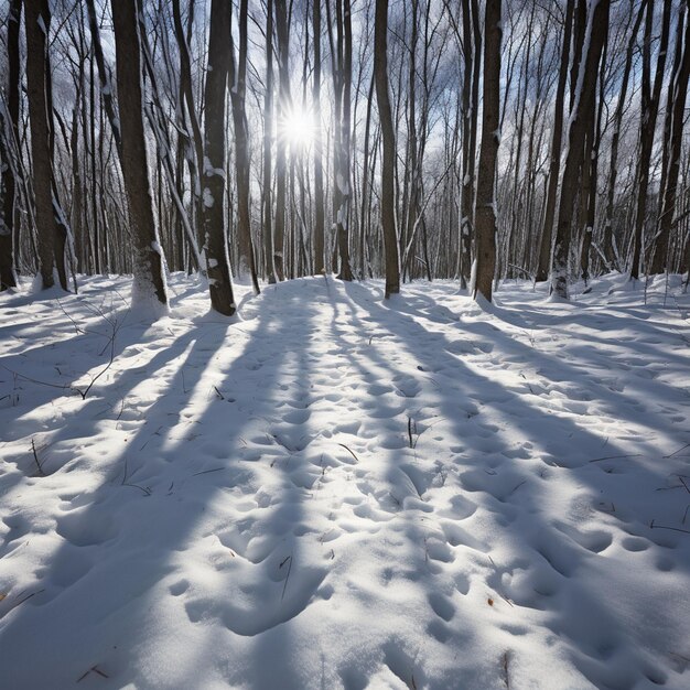 bosque de invierno