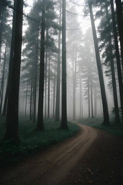 El bosque en la niebla