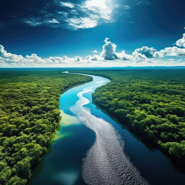 Foto el bosque tropical del amazonas