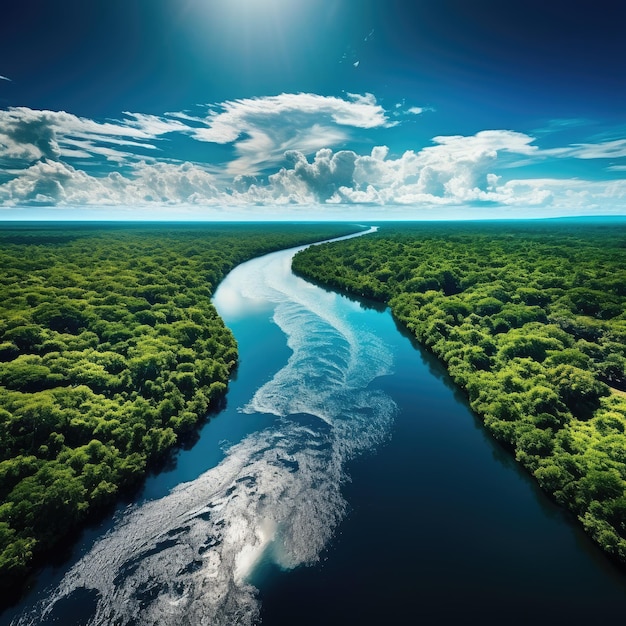 Foto el bosque tropical del amazonas