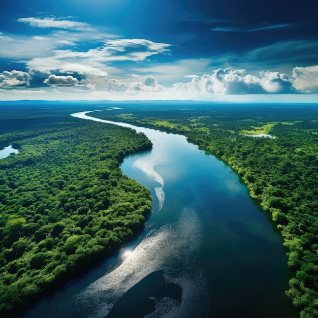 Foto el bosque tropical del amazonas