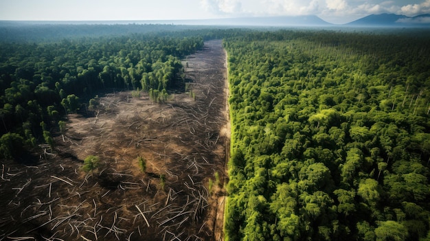 Bosques en llamas El impacto devastador de la deforestación IA generativa