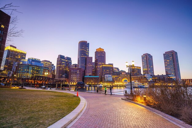 Foto boston harbor massachusetts