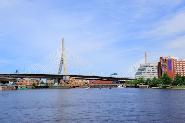 Boston zakim bunker hill bridge