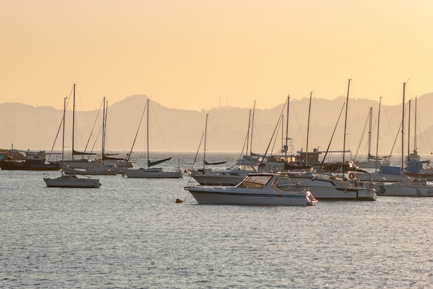 Botafogo-Bucht in Rio de Janeiro, Brasilien.