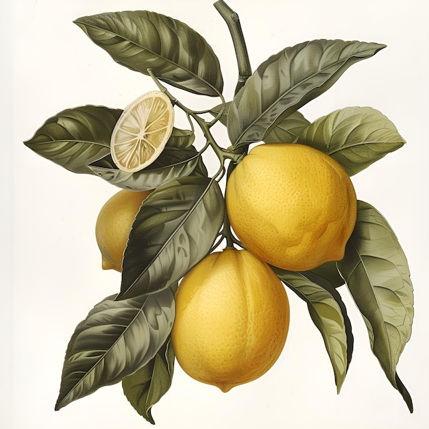 botânico de limão