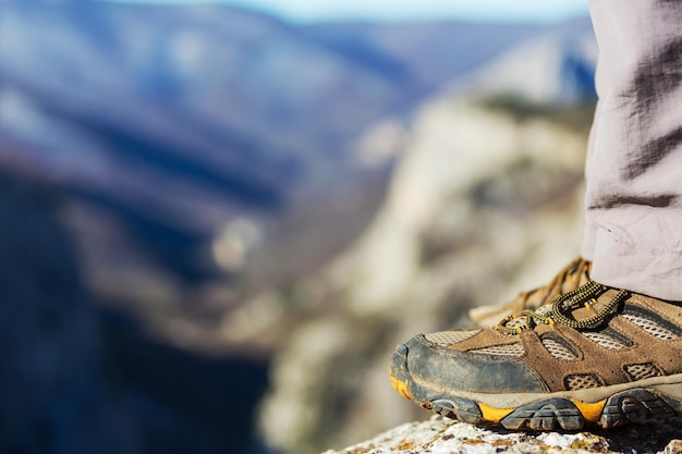 Foto botas de caminata