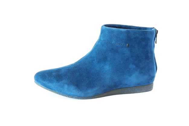 Botas de gamuza azules para mujeres