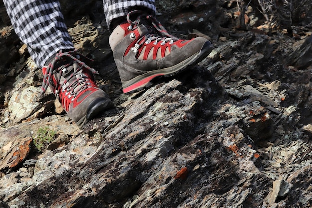 Botas de montaña de mujer de calidad Escalada en roca