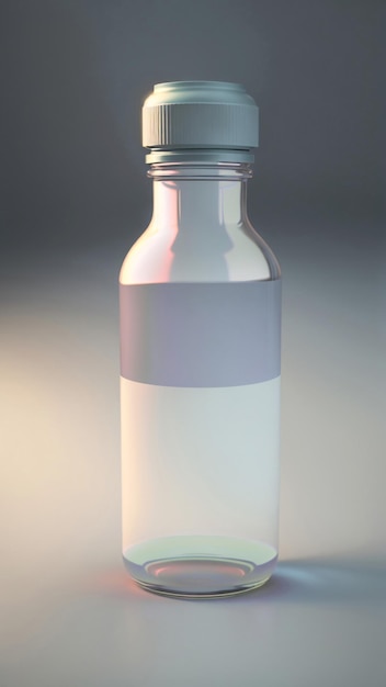 Foto botella de bebida transparente 2