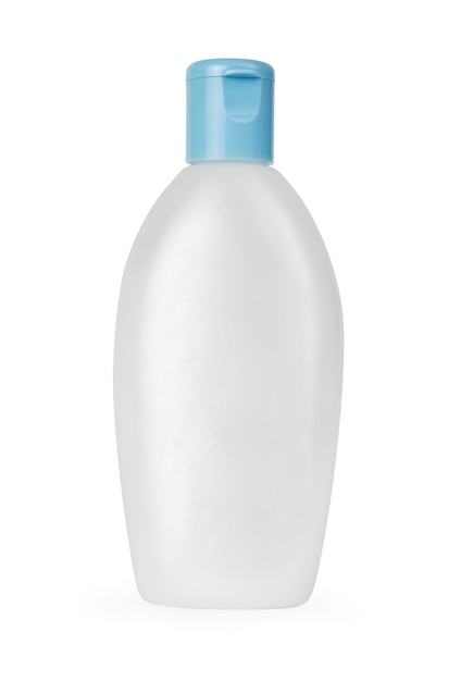 Botella en blanco aislado en blanco