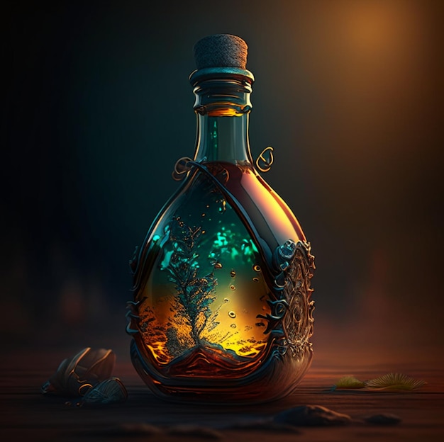 Botella de elixir