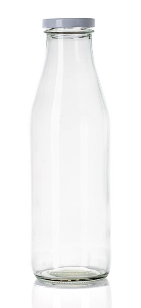 Botella de leche vacía