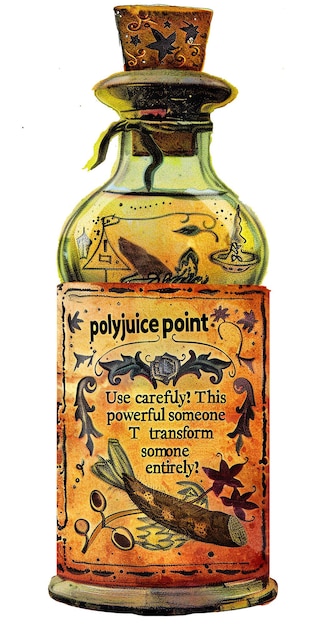 una botella de líquido que dice pompom en él
