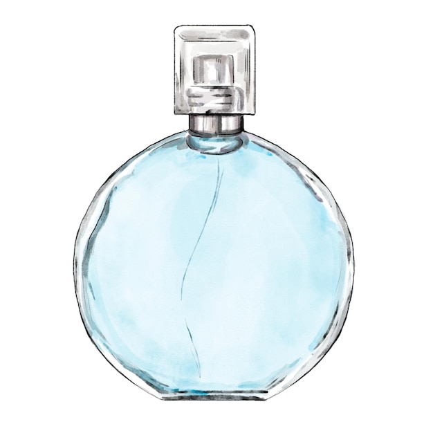 Botella de perfume Png para mujeres elemento de diseño dibujado a mano
