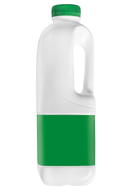 Botella de plástico aislada