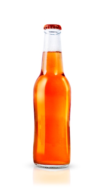 Botella de refresco aislado en blanco