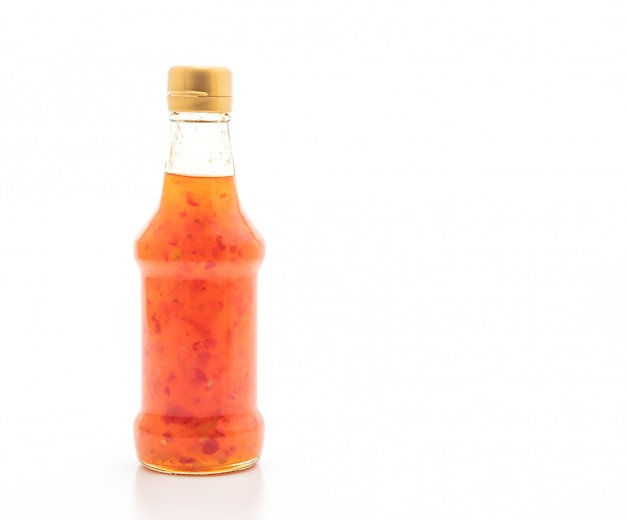 botella de salsa de chili y dulce