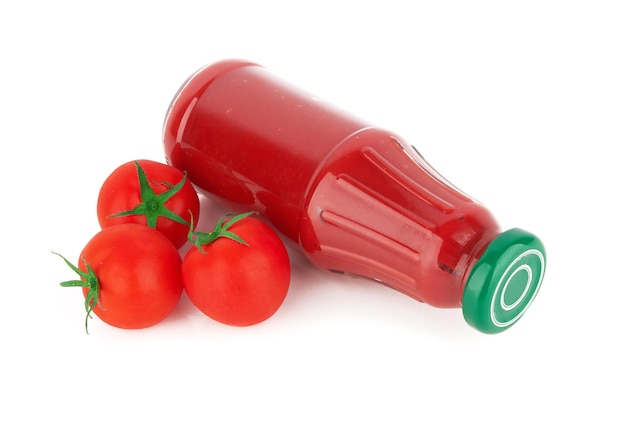 Botella de salsa de tomate