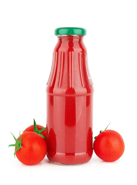 Botella de salsa de tomate