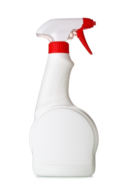 botella de spray blanco