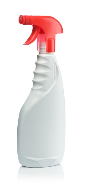 Botella de spray rojo