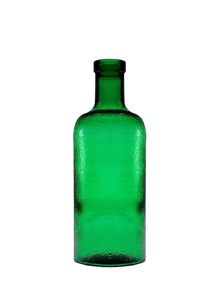Botella de vidrio de agua de soda