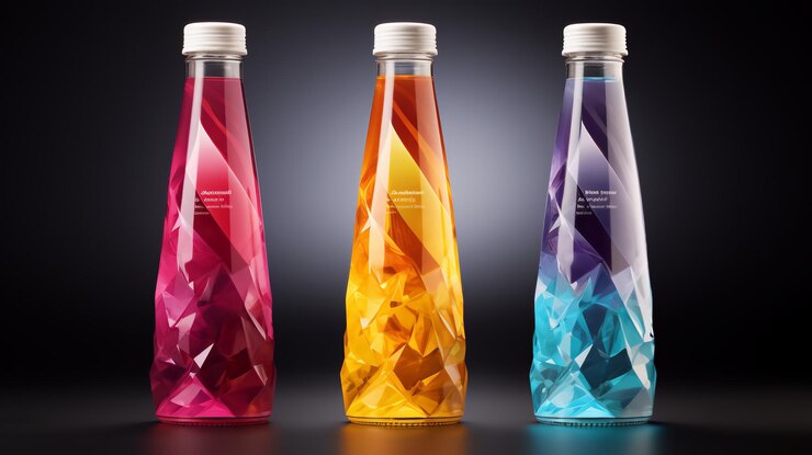 Foto botellas de jugo
