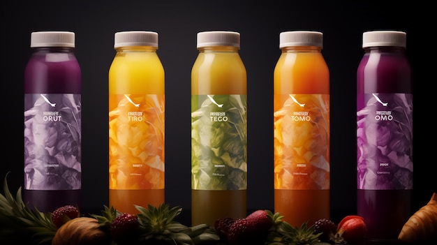 Botellas de jugo