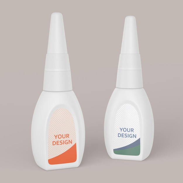 Botellas de súper pegamento