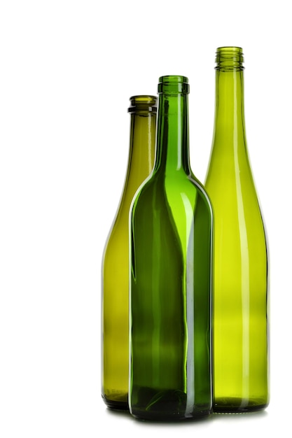 botellas de vino vacías