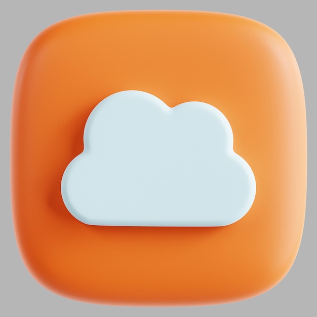 El botón de la nube 3D