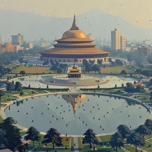 Boudhanath stupa kathmandu a maior estupa do nepal local de peregrinação sagrado fé